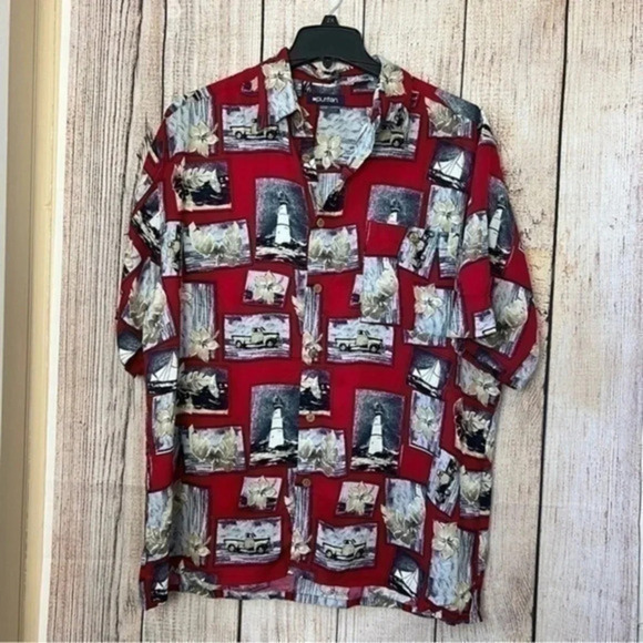 Puritan Other - Vintage Puritan Men's Hawaiian Shirt size
Large